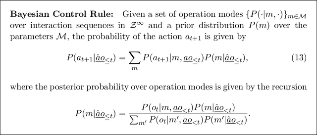 Figure 2 for A Minimum Relative Entropy Principle for Learning and Acting