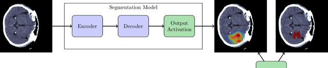 Figure 1 for Effect of the output activation function on the probabilities and errors in medical image segmentation