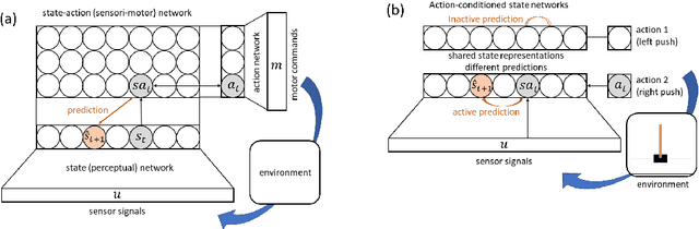 Figure 1 for Learning intuitive physics and one-shot imitation using state-action-prediction self-organizing maps