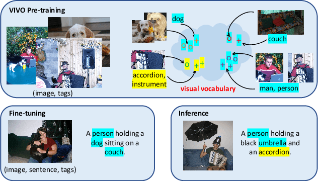 Figure 1 for VIVO: Surpassing Human Performance in Novel Object Captioning with Visual Vocabulary Pre-Training