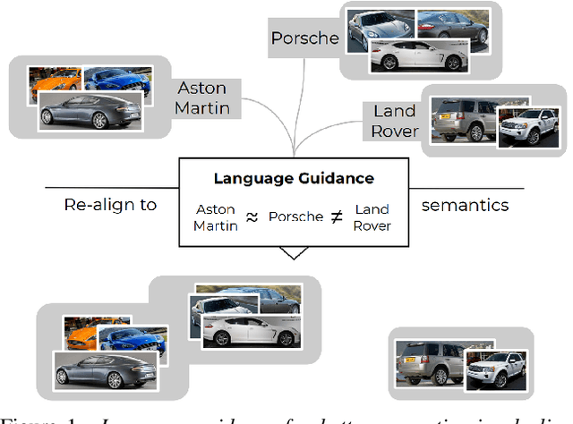 Figure 1 for Integrating Language Guidance into Vision-based Deep Metric Learning