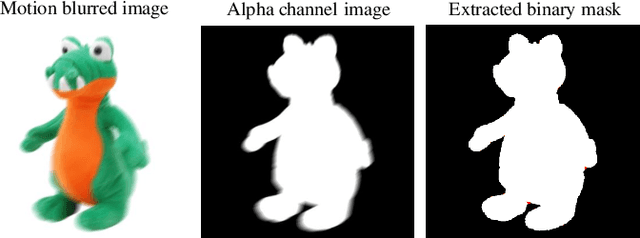 Figure 3 for Affine-modeled video extraction from a single motion blurred image