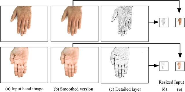 Figure 1 for 11K Hands: Gender recognition and biometric identification using a large dataset of hand images