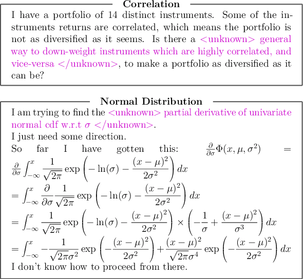 Figure 1 for Extracting the Unknown from Long Math Problems