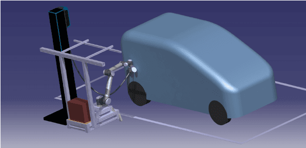 Figure 1 for 3D Vision Guided Robotic Charging Station for Electric and Plug-in Hybrid Vehicles