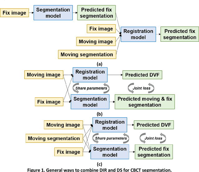 Figure 1 for Exploring the combination of deep-learning based direct segmentation and deformable image registration for cone-beam CT based auto-segmentation for adaptive radiotherapy
