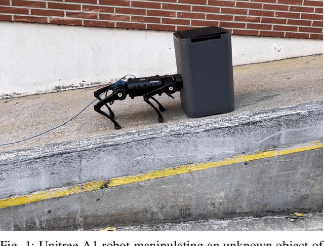 Figure 1 for Hierarchical Adaptive Loco-manipulation Control for Quadruped Robots