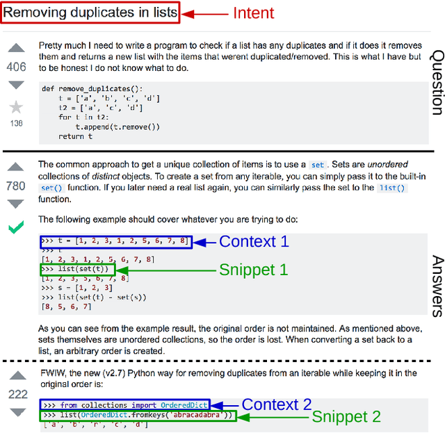 Figure 1 for Learning to Mine Aligned Code and Natural Language Pairs from Stack Overflow