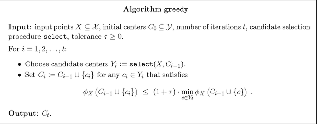 Figure 1 for Greedy bi-criteria approximations for $k$-medians and $k$-means