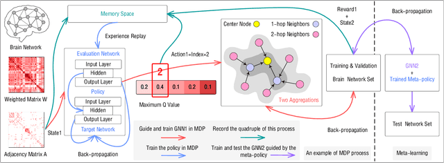 Figure 2 for Deep Reinforcement Learning Guided Graph Neural Networks for Brain Network Analysis