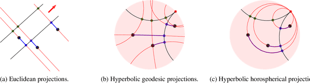Figure 1 for HoroPCA: Hyperbolic Dimensionality Reduction via Horospherical Projections