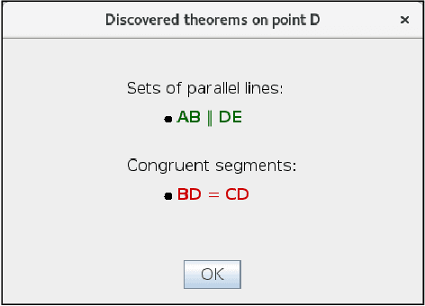 Figure 2 for Towards Automated Discovery of Geometrical Theorems in GeoGebra