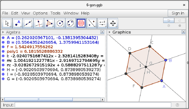 Figure 4 for Towards Automated Discovery of Geometrical Theorems in GeoGebra