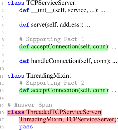 Figure 1 for Learning to Answer Semantic Queries over Code