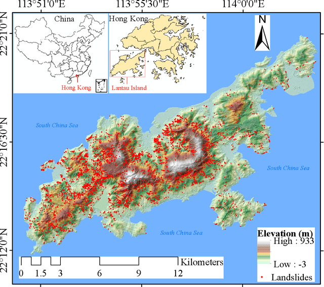 Figure 1 for Dynamic landslide susceptibility mapping over recent three decades to uncover variations in landslide causes in subtropical urban mountainous areas