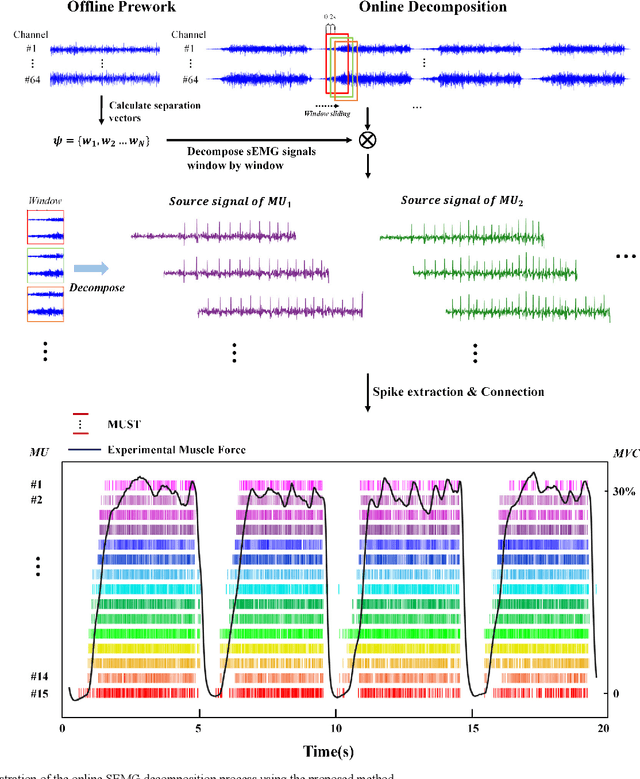 Figure 4 for Online Decomposition of Surface Electromyogram into Individual Motor Unit Activities Using Progressive FastICA Peel-off