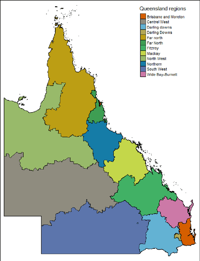 Figure 3 for Assessing the Spatial Structure of the Association between Attendance at Preschool and Childrens Developmental Vulnerabilities in Queensland Australia