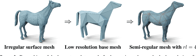Figure 1 for Transfer Learning using Spectral Convolutional Autoencoders on Semi-Regular Surface Meshes
