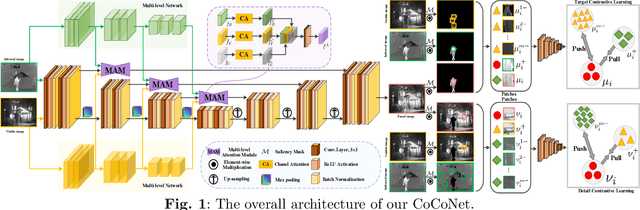 Figure 1 for CoCoNet: Coupled Contrastive Learning Network with Multi-level Feature Ensemble for Multi-modality Image Fusion