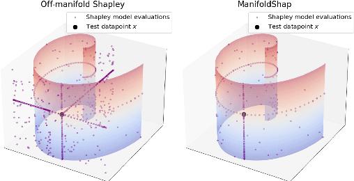 Figure 1 for Manifold Restricted Interventional Shapley Values