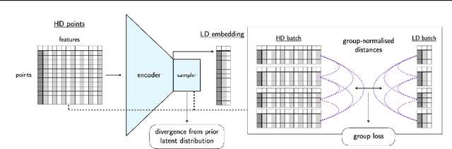 Figure 1 for GroupEnc: encoder with group loss for global structure preservation