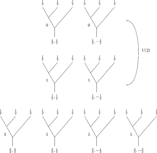Figure 2 for All you need is spin: SU(2) equivariant variational quantum circuits based on spin networks