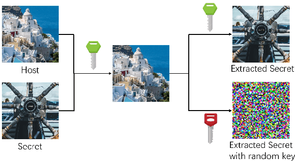 Figure 1 for DKiS: Decay weight invertible image steganography with private key