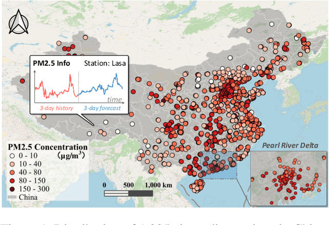 Figure 1 for AirFormer: Predicting Nationwide Air Quality in China with Transformers