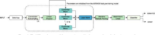 Figure 1 for Pretraining Conformer with ASR or ASV for Anti-Spoofing Countermeasure
