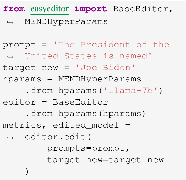 Figure 3 for EasyEdit: An Easy-to-use Knowledge Editing Framework for Large Language Models