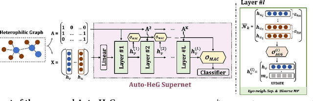 Figure 1 for Auto-HeG: Automated Graph Neural Network on Heterophilic Graphs