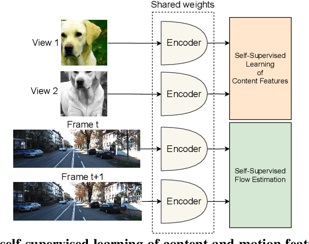 Figure 1 for MC-JEPA: A Joint-Embedding Predictive Architecture for Self-Supervised Learning of Motion and Content Features