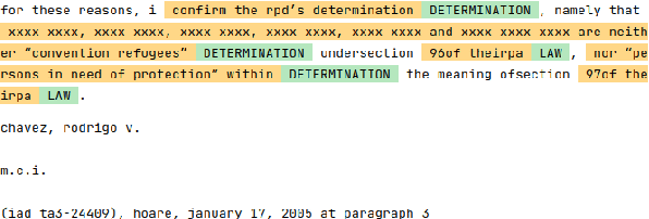 Figure 3 for Automated Refugee Case Analysis: An NLP Pipeline for Supporting Legal Practitioners