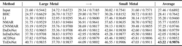 Figure 4 for TriDoNet: A Triple Domain Model-driven Network for CT Metal Artifact Reduction