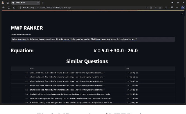 Figure 2 for MWPRanker: An Expression Similarity Based Math Word Problem Retriever