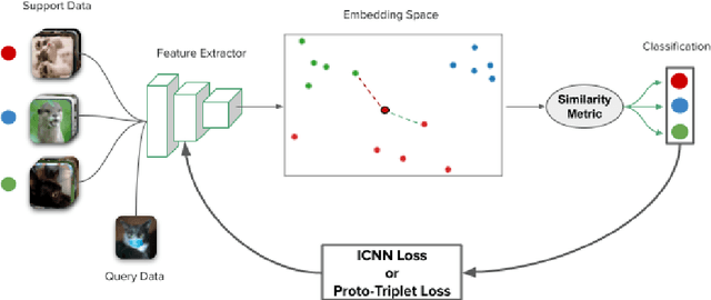 Figure 1 for SuSana Distancia is all you need: Enforcing class separability in metric learning via two novel distance-based loss functions for few-shot image classification