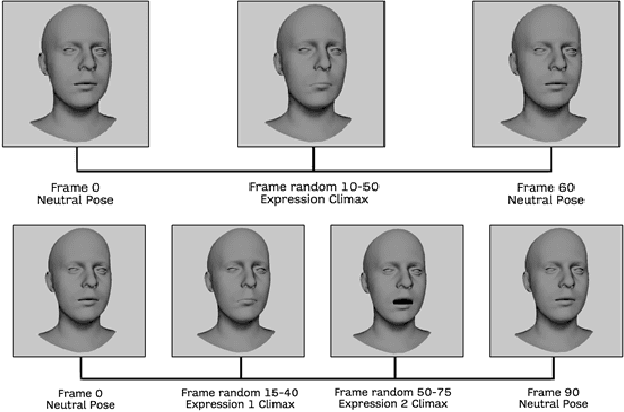 Figure 3 for The Florence 4D Facial Expression Dataset