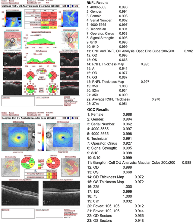 Figure 3 for Extraction of Text from Optic Nerve Optical Coherence Tomography Reports