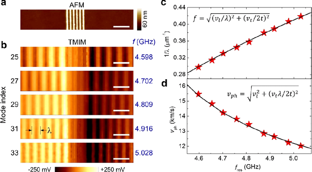 Figure 3 for Nanoscale Imaging of Super-High-Frequency Microelectromechanical Resonators with Femtometer Sensitivity