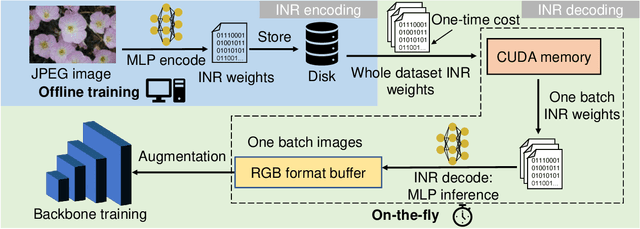 Figure 2 for Rapid-INR: Storage Efficient CPU-free DNN Training Using Implicit Neural Representation