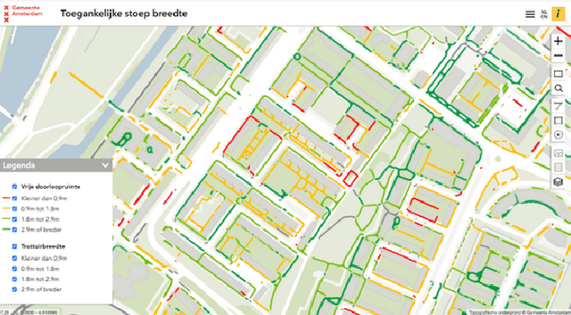 Figure 2 for Determining Accessible Sidewalk Width by Extracting Obstacle Information from Point Clouds