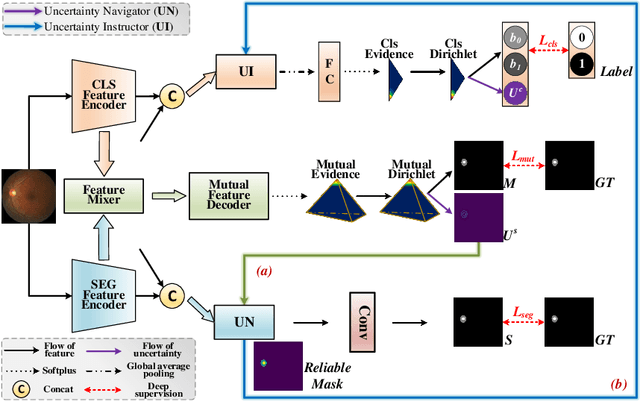 Figure 1 for Uncertainty-informed Mutual Learning for Joint Medical Image Classification and Segmentation