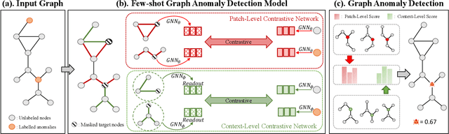 Figure 2 for From Unsupervised to Few-shot Graph Anomaly Detection: A Multi-scale Contrastive Learning Approach