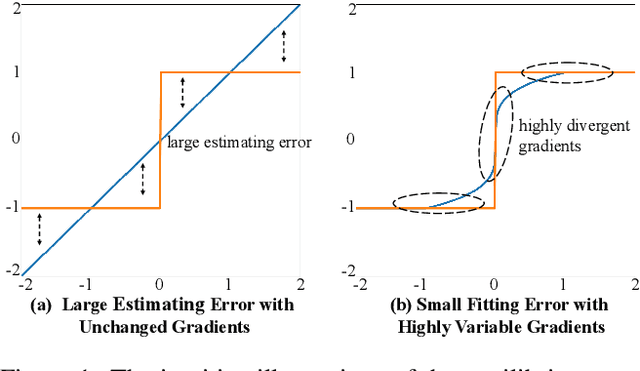 Figure 1 for Estimator Meets Equilibrium Perspective: A Rectified Straight Through Estimator for Binary Neural Networks Training