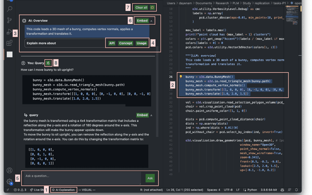 Figure 1 for In-IDE Generation-based Information Support with a Large Language Model