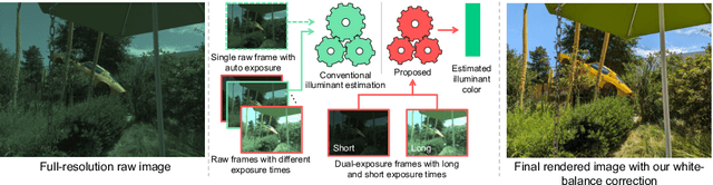 Figure 1 for Optimizing Illuminant Estimation in Dual-Exposure HDR Imaging