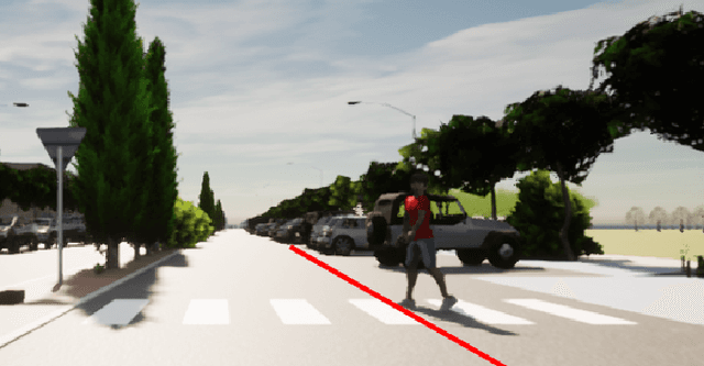 Figure 4 for Digital twin in virtual reality for human-vehicle interactions in the context of autonomous driving