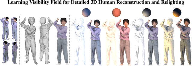 Figure 2 for Learning Visibility Field for Detailed 3D Human Reconstruction and Relighting