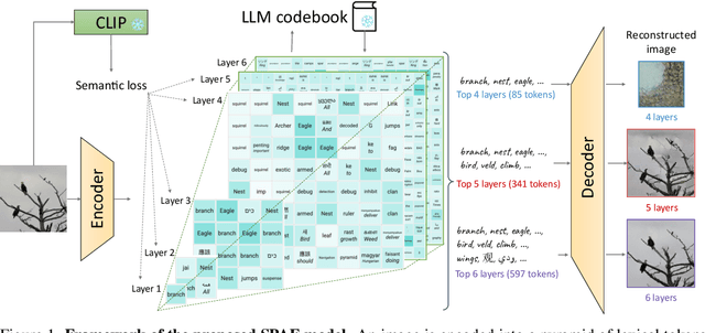 Figure 1 for SPAE: Semantic Pyramid AutoEncoder for Multimodal Generation with Frozen LLMs