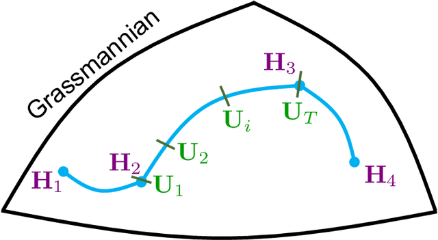 Figure 1 for Dynamic Subspace Estimation with Grassmannian Geodesics